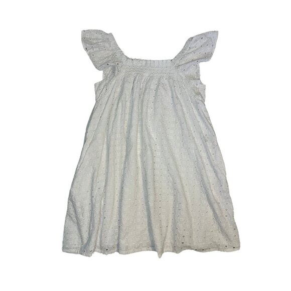 White Eyelet Off Shoulder Dress Size M - Picture 1 of 2